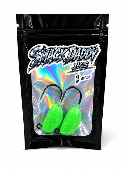 SMACKDADDY JIGS SOLID COLORS, 2/PK